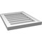 Ekena Millwork Vertical Surface Mount PVC Gable Vnt: Non-Functional, w/2"W x 1-1/2"H, Brickmould Frame, 16"W x 20"H GVPVE16X2002SN - alternate 2